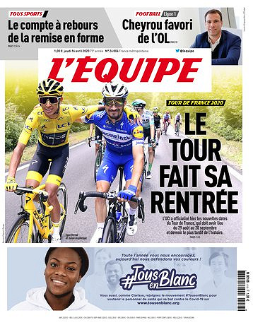 L’equipe du Jeudi 16 Avril 2020