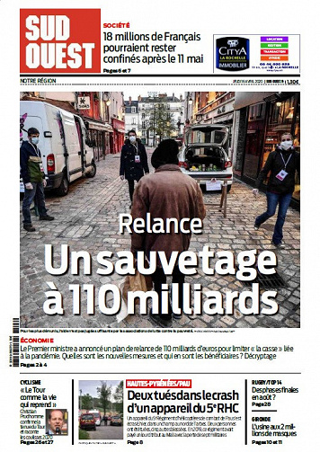 Sud Ouest (Notre Région) - Jeudi 16 Avril 2020