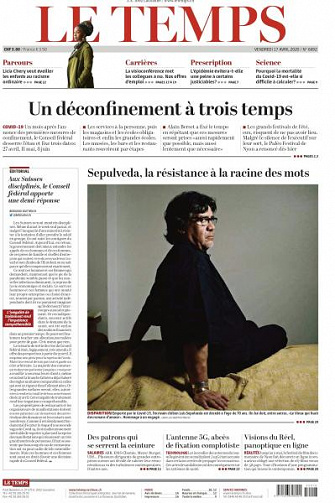 Le Temps - 17 Avril 2020