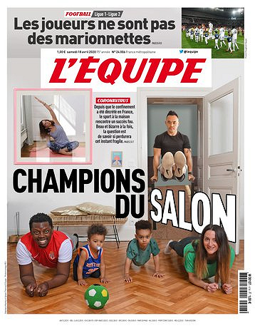 L’equipe du Samedi 18 Avril 2020