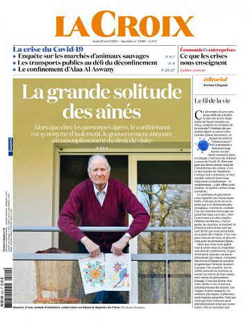 La Croix - 20 Avril 2020