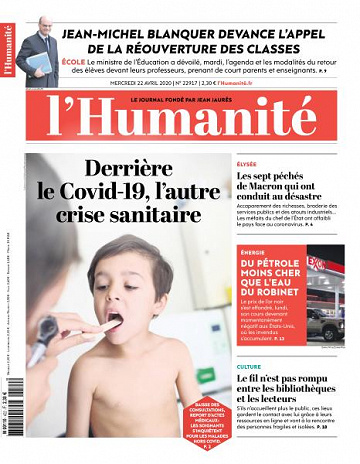 L’Humanite - 22 Avril 2020