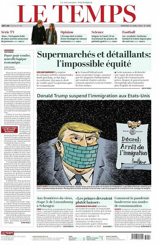 Le Temps - 22 Avril 2020