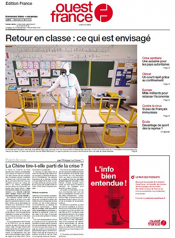 Ouest France - Mercredi 22 Avril 2020