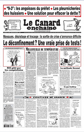 Le Canard enchaîné N°5189 - 22 Avril 2020