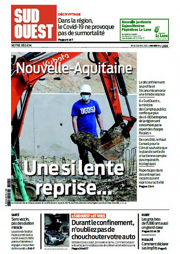 Sud Ouest (Notre Région) - Jeudi 23 Avril 2020