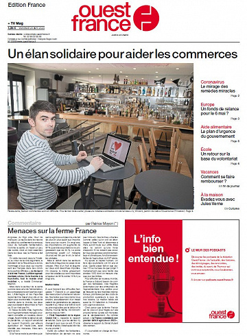 Ouest France - Vendredi 24 Avril 2020