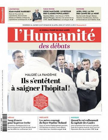 L’Humanite - 24-26 Avril 2020