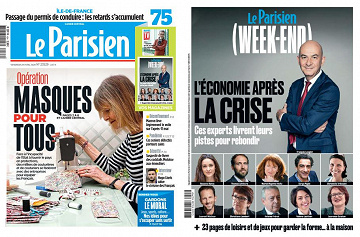 Pack Le Parisien + Le Parisien Week-End - Vendredi 24 Avril 2020