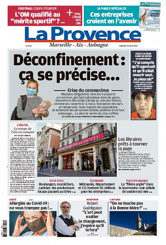 La Provence Marseille - Vendredi 24 Avril 2020