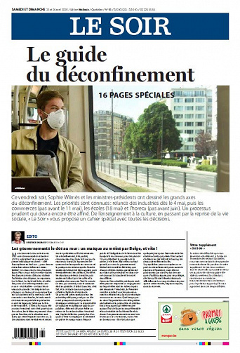 Le Soir - Samedi 25 et Dimanche 26 Avril 2020