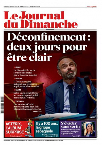 Le Journal du Dimanche - 26 Avril 2020