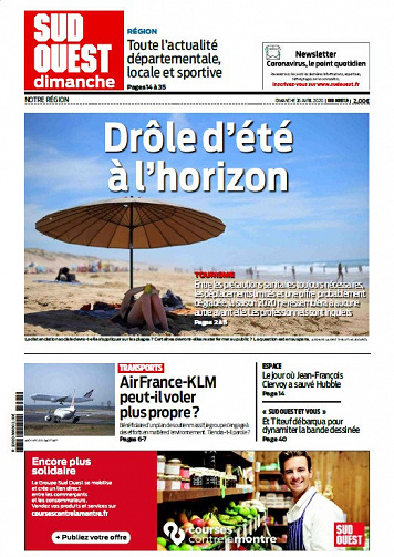 Sud Ouest Dimanche (Notre Région) - Dimanche 26 Avril 2020