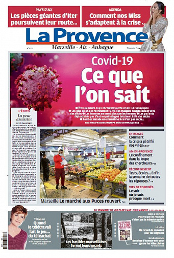 La Provence Marseille - Dimanche 26 Avril 2020