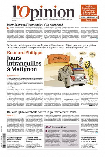 L’Opinion - 28 Avril 2020