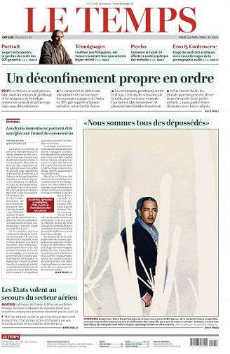 Le Temps - 28 Avril 2020