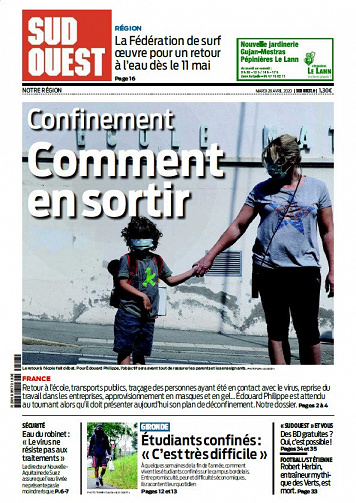 Sud Ouest (Notre Région) - Mardi 28 Avril 2020
