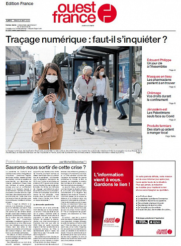 Ouest France - Mardi 28 Avril 2020