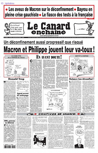 Le Canard enchaîné N°5190 - 29 Avril 2020