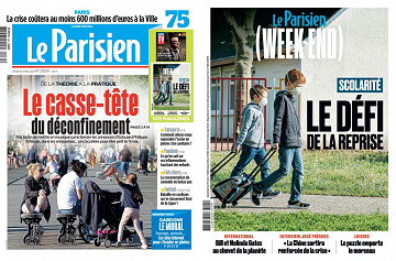 Pack Le Parisien + Le Parisien Week-End - Vendredi 30 Avril 2020