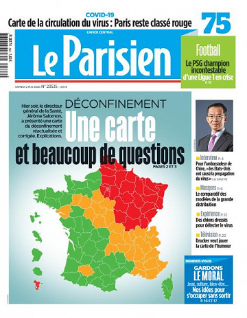 Le Parisien du Samedi 2 Mai 2020