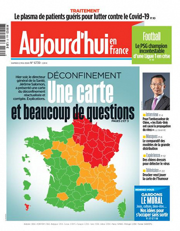 Aujourd’hui en France - 2 Mai 2020