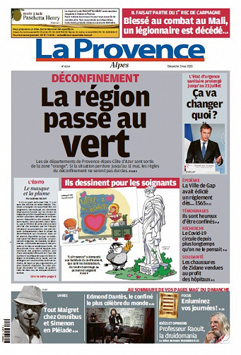 La Provence - Dimanche 3 Mai 2020