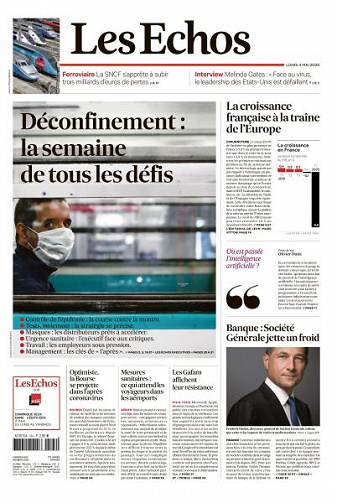 Les Echos du Lundi 4 Mai 2020