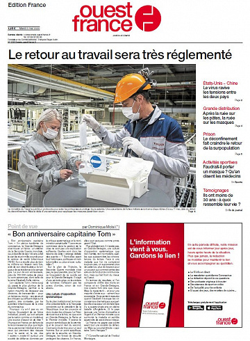Ouest France - Mardi 5 Mai 2020