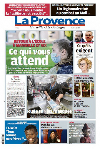 La Provence Marseille - Mardi 5 Mai 2020