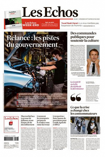 Les Echos du Jeudi 7 et Samedi 9 Mai 2020