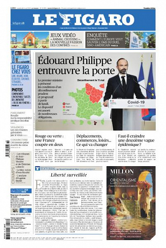 Le Figaro du Vendredi 8 Mai 2020