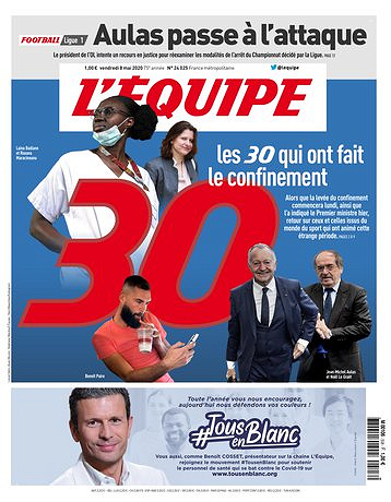 L’equipe du Vendredi 8 Mai 2020