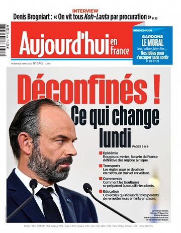 Aujourd’hui en France - 8 Mai 2020