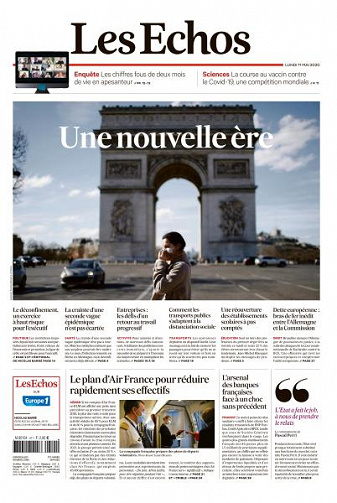 Les Echos du Lundi 11 Mai 2020