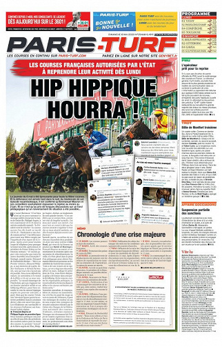 Paris Turf - Dimanche 10 Mai 2020