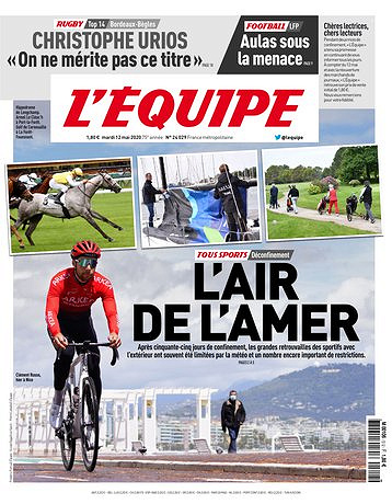 L’equipe du Mardi 12 Mai 2020