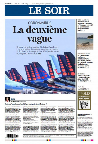 Le Soir - Mercredi 13 Mai 2020