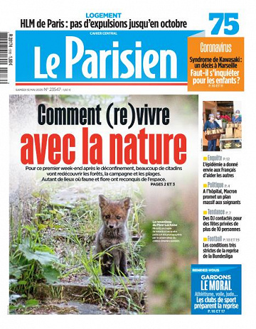 Le Parisien du Samedi 16 Mai 2020
