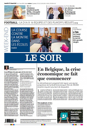 Le Soir - Samedi 16 et Dimanche 17 Mai 2020