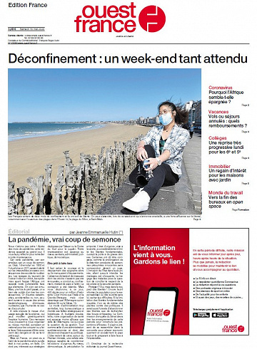 Ouest France - Samedi 16 Mai 2020