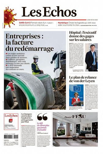 Les Echos du Lundi 18 Mai 2020