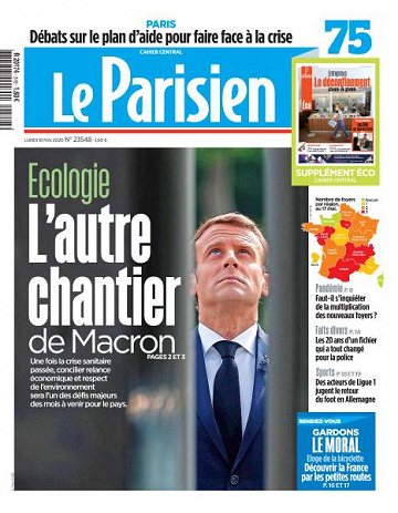 Le Parisien du Lundi 18 Mai 2020