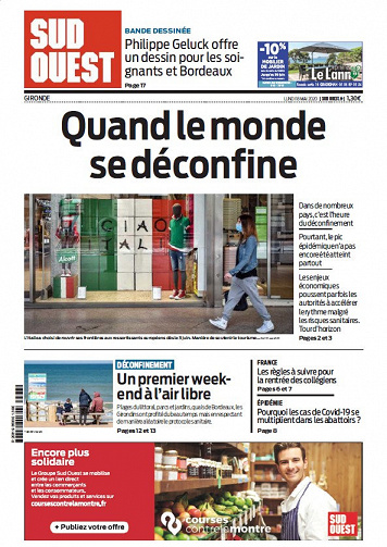 Sud Ouest Gironde - Lundi 18 Mai 2020