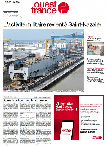 Ouest France - Lundi 18 Mai 2020