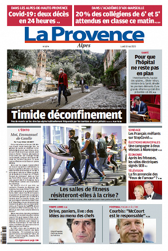 La Provence Alpes - Lundi 18 Mai 2020