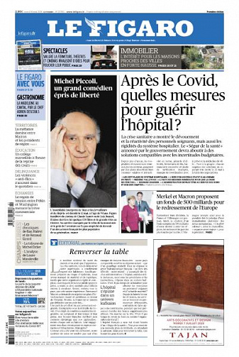 Le Figaro du Mardi 19 Mai 2020