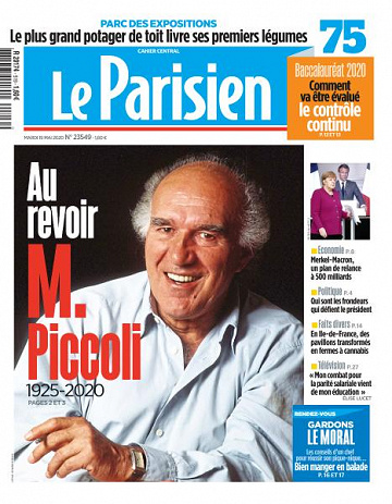 Le Parisien du Mardi 19 Mai 2020