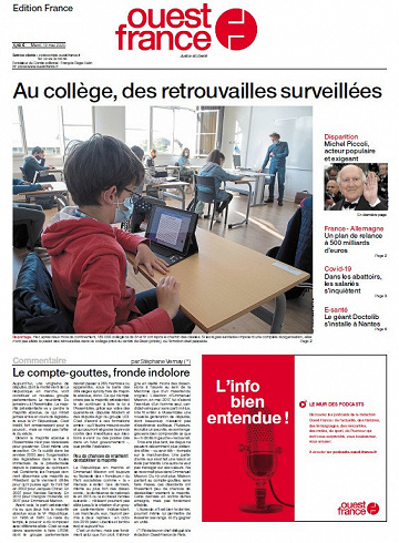 Ouest France - Mardi 19 Mai 2020
