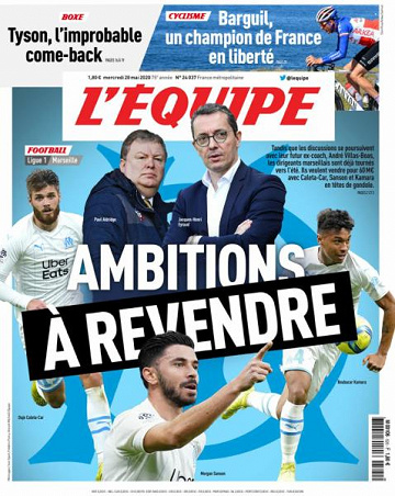 L’equipe du Mercredi 20 Mai 2020